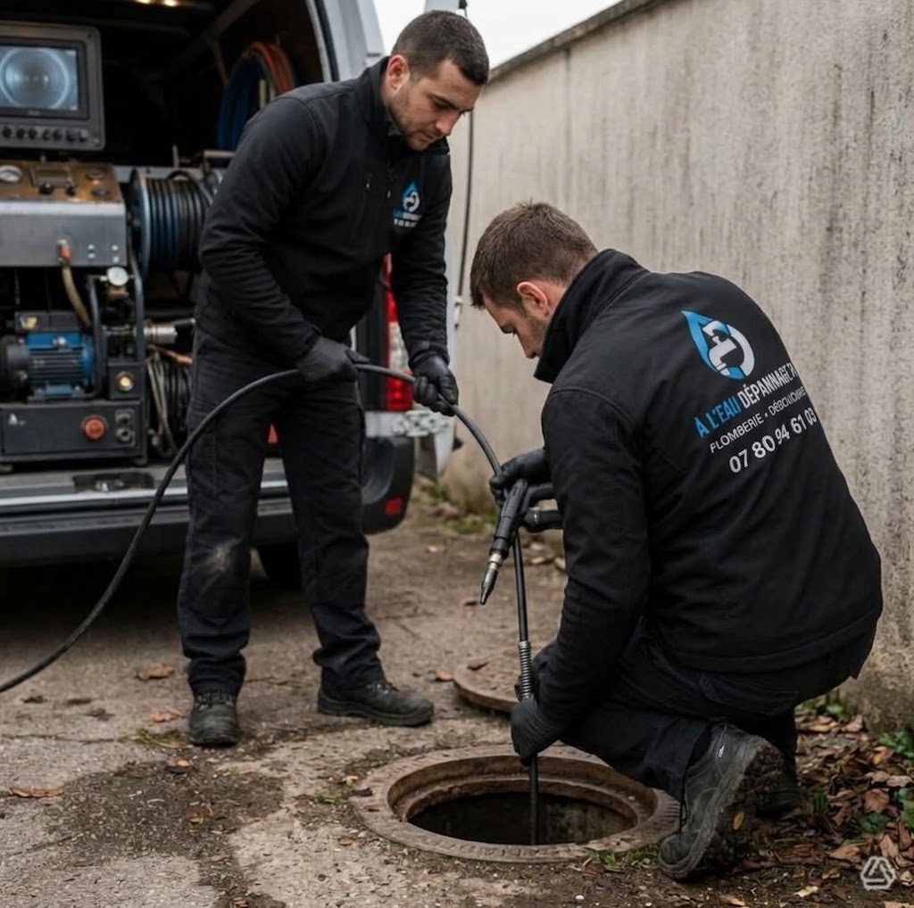 Véhicule hydrocureur et inspection caméra haute technologie